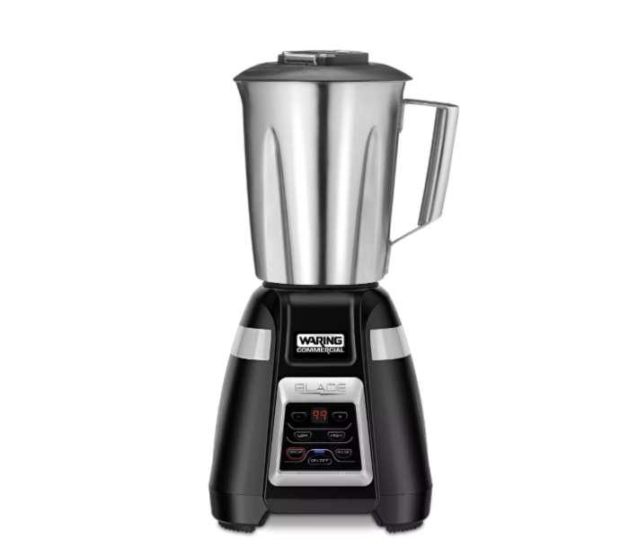 Waring BB340S Blade Blender with Timer and Stainless Steel Container, 1HP, 120V/820W, cTUVus/NSF - CA