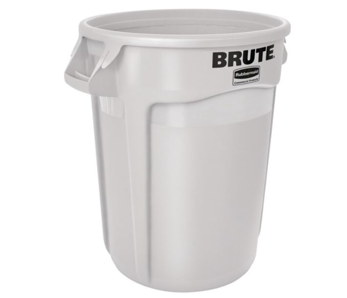 Rubbermaid RCP-2632-00-WHT Vented Brute Container White, 32 Gal - USA