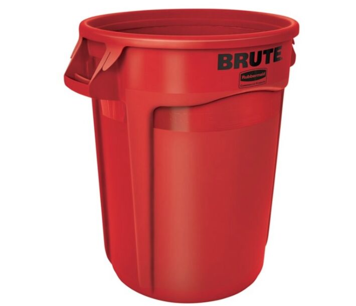 Rubbermaid RCP-2632-00-RED Vented Brute Container Red, 32 Gal - USA