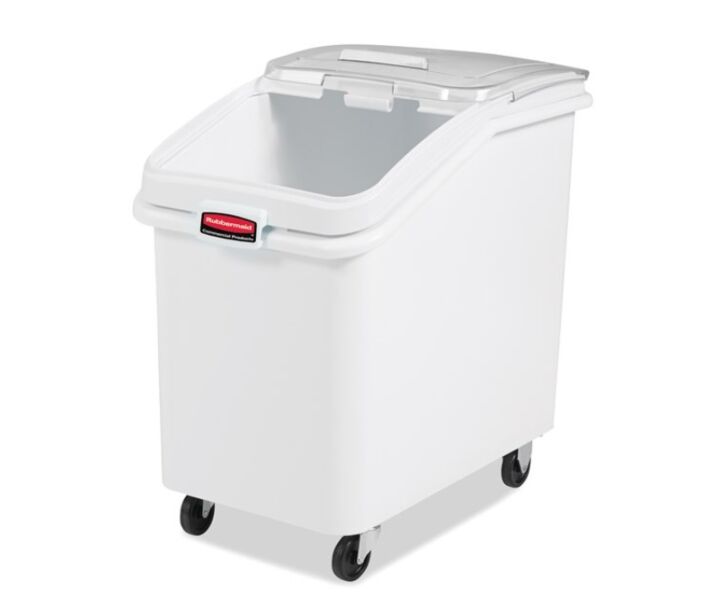 Rubbermaid RCP-3603-88-WHT Ingredient Bin With 32 Oz Scoop - CA