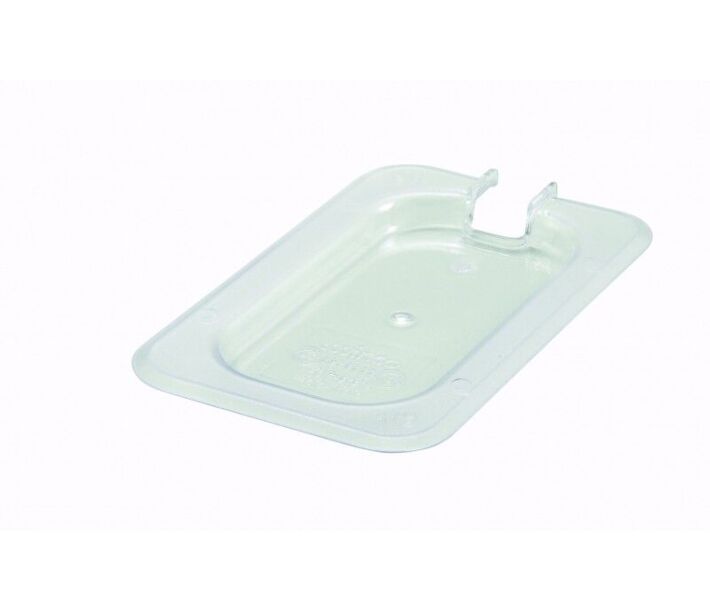 Winco 1/9 Size Polycarbonate Food Pan Cover - CA