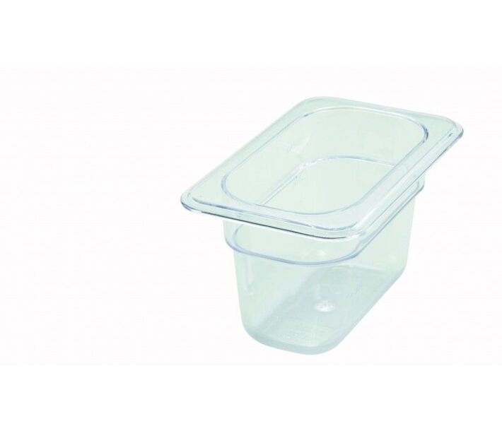 Winco 1/9 Size Polycarbonate Food Pan - CA