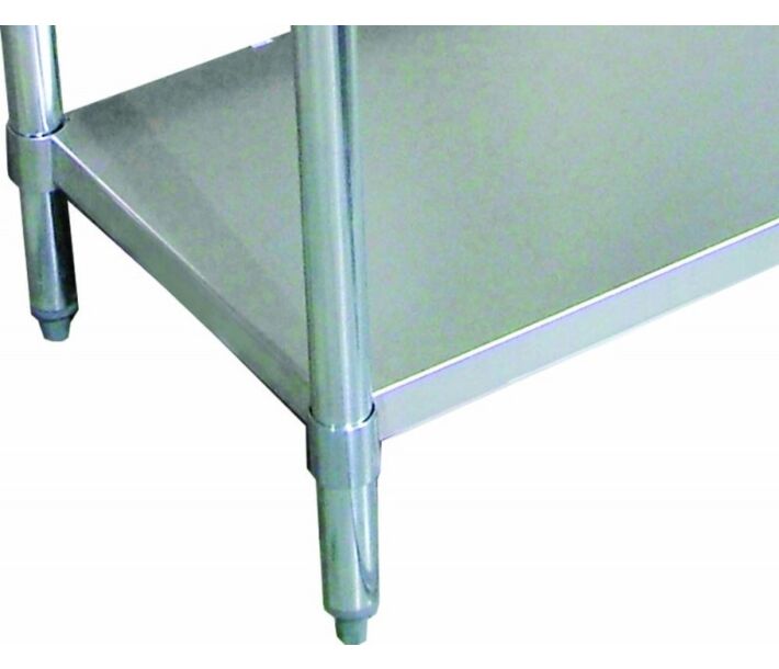 Zanduco 24" x 24" Galvanized Steel Undershelf For Standard Work Table - CA