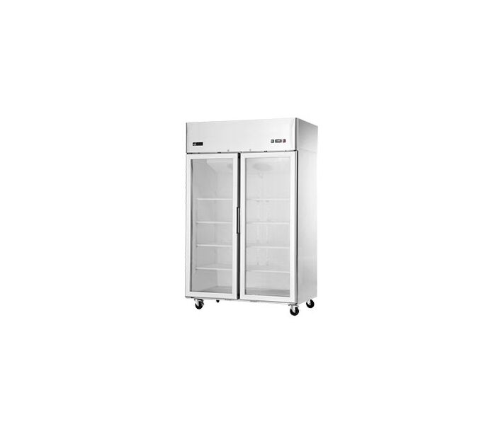 EFI F2-52GDSVC 52" Two Glass Door Reach-In Freezer, 115V - USA