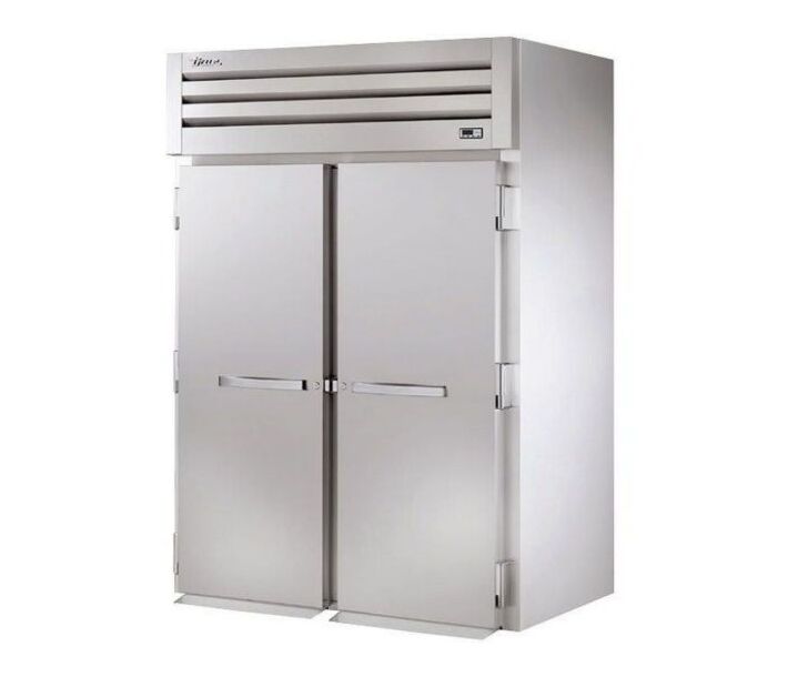 True STG2RRI-2S-HC 68" Two Section Roll In Refrigerator - (2) Left/Right Hinge Solid Doors - CA