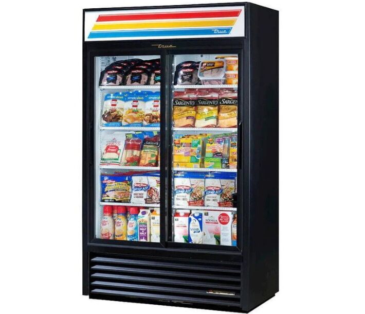 True GDM-49-HC~TSL01 54" Glass Swing Door Refrigeration Merchandiser - 115V - USA