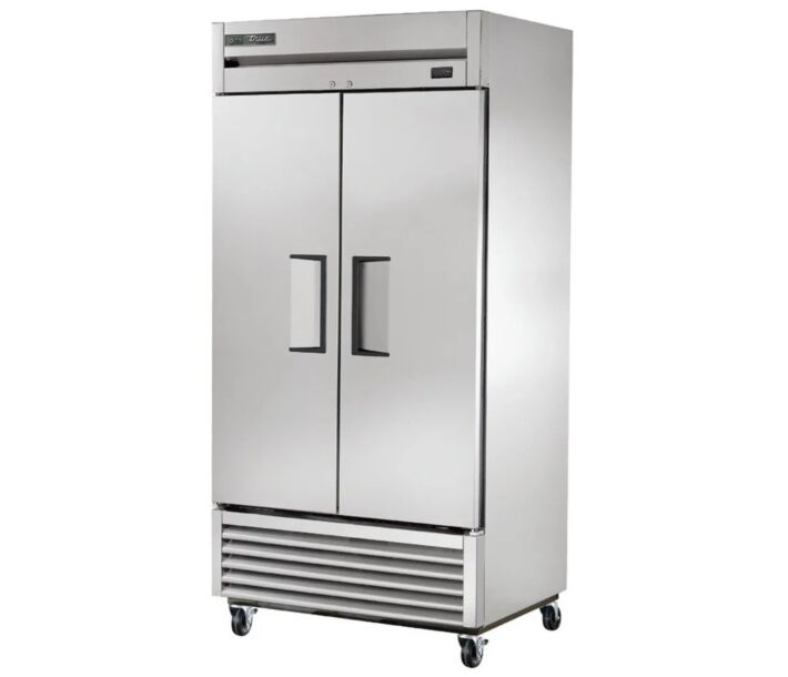 True T-35F-FLX-HC 40" Two Section Solid Door Reach in Freezer - 35 cu.ft. - CA