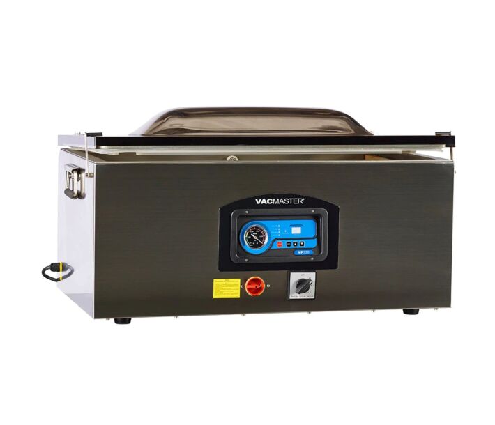 Vacmaster VP330 Table Top Vacuum Packaging Machine with One 27” and Two 12.5” Seal Bars with Double Seal Wire - CA