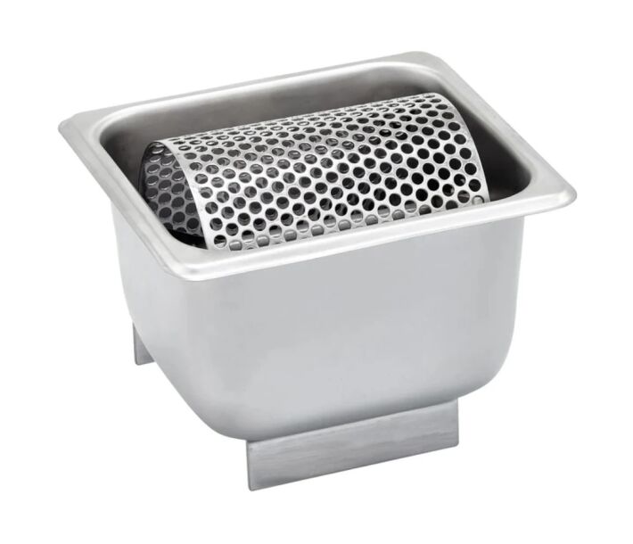 Winco SPBR-604 7" x 6.4" Stainless Steel Square Butter Roller - CA