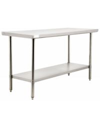 Zanduco Stainless Steel Worktable 24" X 36" with undershelf - Standard