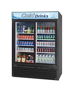 Turbo Air TGM-48RB-N 56" Glass Two Door Merchandiser