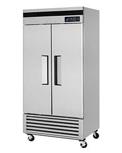 Turbo Air TSR-35SD-N6 Super Deluxe 40" Bottom Mounted Solid Door Reach-In Refrigerator with LED Lighting - CA