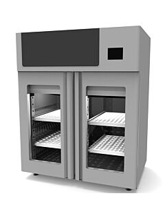 Omcan Affinacheese 132 lb. Cheese Drying Cabinet with ClimaTouch and Fumotic - 220V, STGPNSTF6 - CA