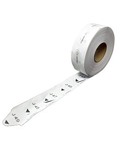 Omcan TM Tickets T80 Green - 30 Rolls/Case