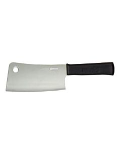 Omcan 7" Stainless Steel Cleaver with Polypropylene Black Handle, 3-1/16" Wide - CA