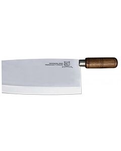 Omcan 8.5" Chinese Style Cleaver with Wooden Handle - CA