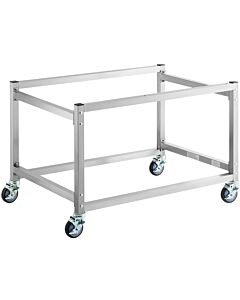 Lincoln Impinger II 1100 Series Portable stainless steel stand with casters - for single or double-stack ovens 41.5” W x 27.1” H x 28.6” D - CA