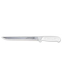 Omcan 8" Straight Blade Fillet Knife with White Handle - USA