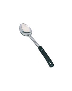 Omcan Solid Stainless Steel Basting Spoons with Stop-Hooks Handle