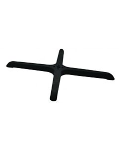 Omcan 30" x 30" Metal Cross Shaped Black Table Base