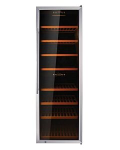 Zanduco 27" Dual Zone Wine Cooler with 181 Bottle Capacity and Stainless Steel Door - 115V, 160W - CA