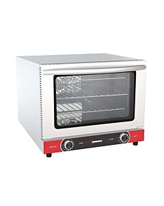 Omcan 18" Light-Medium Duty Quarter-Size Countertop Convection Oven with 21L Capacity - 120V, 1440W