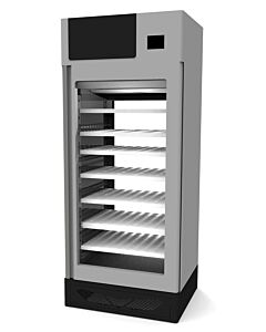 Omcan Affinacheese 330 lb. Cheese Drying Cabinet with ClimaTouch and Fumotic - 220V, STG150TFO - CA