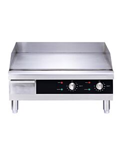 Omcan Countertop Stainless Steel Electric Griddle