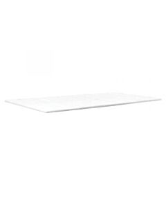 Zanduco 20" x 48" x 1" Poly Board for Poly Top Tables with Backsplash