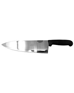 Omcan 10" Medium Cook Knife with Polypropylene Handle - Black - CA