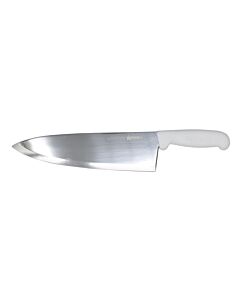 Omcan 10" Medium Cook Knife with Polypropylene Handle - White - CA