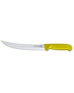 Omcan 8" Breaking Knife with Yellow Polypropylene Handle - CA