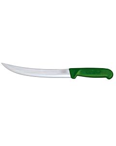 Omcan 10" Breaking Knife with Green Polypropylene Handle - USA