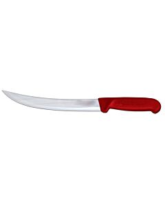 Omcan 10" Breaking Knife with Red Polypropylene Handle - USA