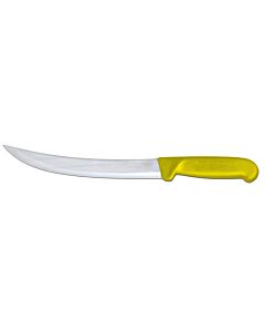 Omcan 10" Breaking Knife with Yellow Polypropylene Handle - CA