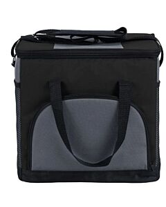 Choice Insulated Leakproof Cooler Bag / Soft Cooler, Black 12" x 9" x 11 1/2", with Adjustable Shoulder Strap