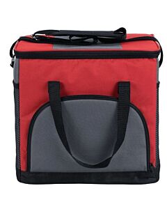 Choice Insulated Leakproof Cooler Bag / Soft Cooler, Red 12" x 9" x 11 1/2", with Adjustable Shoulder Strap