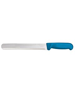 Omcan 12" Slicer Straight Knife with Blue Polypropylene Handle - USA