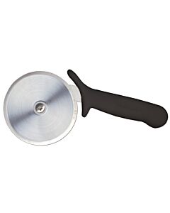 Omcan 4" Pizza Cutter - R-Style - Black Handle