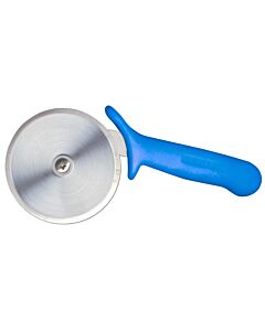 Omcan 4" Pizza Cutter - R-Style - Blue Handle - CA