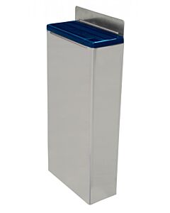 Omcan Extra Small Stainless Steel Knife Rack with Plastic Insert - Blue