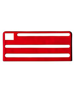 Omcan Red Insert for Extra Small Stainless Steel Knife Racks - USA