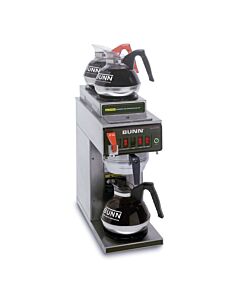 Bunn CWTF-DV-3T Dual-Voltage Automatic Coffee Brewer with 2 Upper Warmer and Lower Warmer - 12950.6118 - CA
