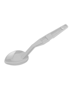Cambro SPO11CW148 11" Solid Polycarbonate Salad Bar / Buffet Spoon Camwear - White - CA
