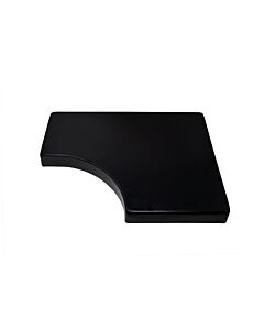 DELFIN RR2420R17 Concave Right Step 24x20x2 Black
