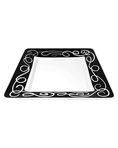 Delfin 12" x 12" Plate Sorrento Square TSQ12SO28