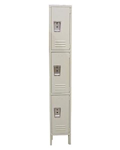 Omcan Steel Painted 3-Tier Locker - USA