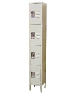 Omcan Steel Painted 4-Tier Locker - USA