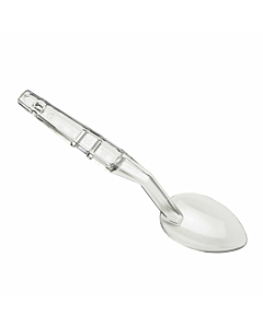 Cambro SPO11CW135 11" Solid Polycarbonate Salad Bar / Buffet Bar Spoon Camwear - Clear - CA
