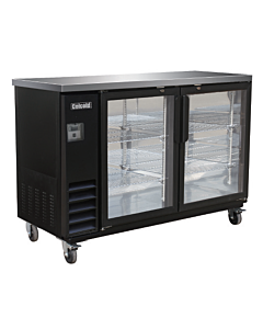 Celcold-CBB60G 61" Double Glass Door Back Bar - 14.16 Cu.Ft. - USA